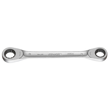 GEDORE Double ring ratchet spanner 17x19 mm 4 R 17X19