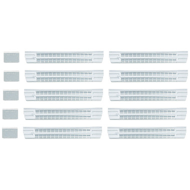 GEDORE 2-piece longitudinal divider set with fastening material E-S 1507 XL SF2-5