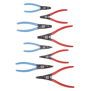 GEDORE Assembly pliers set 8 pcs in i-BOXX 72 1101-001