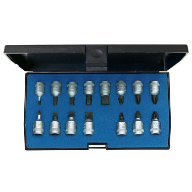 GEDORE Screwdriver bit set 1/4 15 pcs IN-IS-PH-PZ INS 20 PM