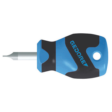 GEDORE Screwdriver, short form, slotted 4 mm 2153 4