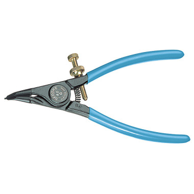 GEDORE Assembly pliers for external retaining rings, angled at 30 degrees, 1.5-3.5 mm 8000 A 0G