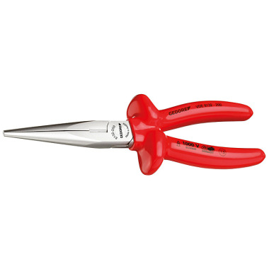 GEDORE VDE Snipe nose pliers with dipped insulation VDE 8132-160