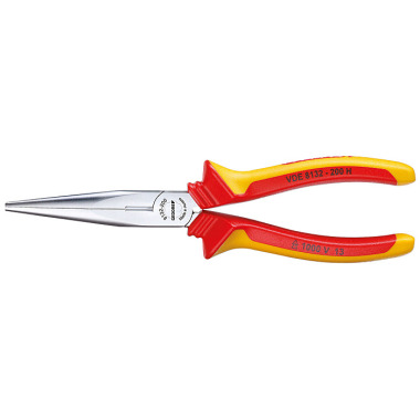 GEDORE VDE snipe nose pliers with sheath insulation 200 mm VDE 8132-200 H