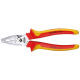 GEDORE VDE power combination pliers with sheath insulation 180 mm VDE 8250-180 H