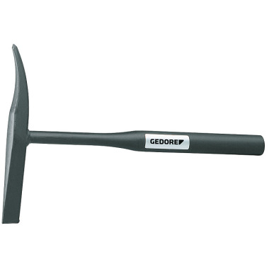 GEDORE Welding pick hammer with tubular steel handle, 400 g 77 ST-400