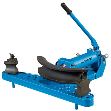 GEDORE Tube bending device, hand-hydraulic, open bending frame 3 4589450