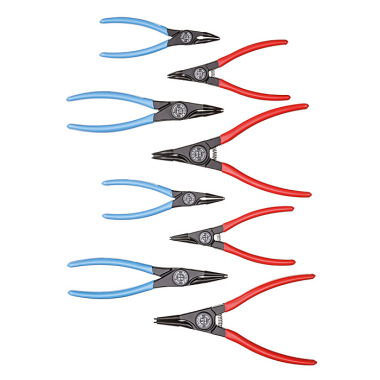 GEDORE Assembly pliers set 8 pcs in i-BOXX 72 1101-004