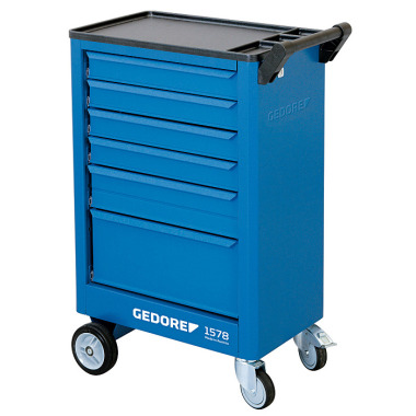 GEDORE Tool trolley with 6 drawers 1578