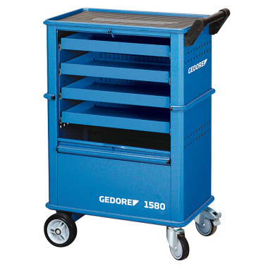 GEDORE Tool trolley with 4 drawers 1580