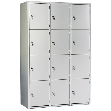 KLW safe - 1850 x 1190 x 500 mm H x W x D, with 3 x 4 compartments 08/87-12