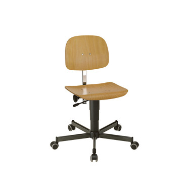 KLW Industrial swivel chair with casters 10/9438-3000