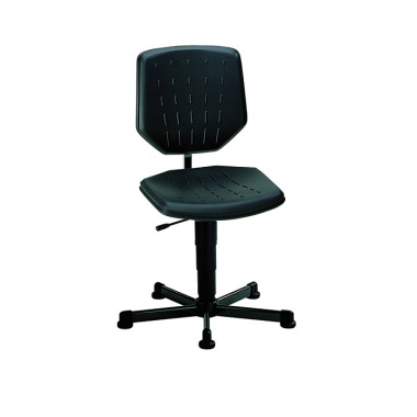 KLW Industrial swivel chair with glides 10/9435-2000