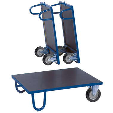 KLW Platform trolley with phenolic resin-coated plywood top 8622-6039P-1C12