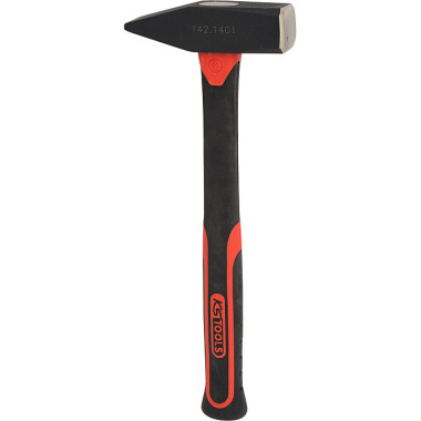 KS Tools Schlosserhammer m.Fiberglasstiel, 1000g 142.1401