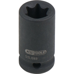 KS Tools 1/4 Torx E impact socket, short, E10 515.1069