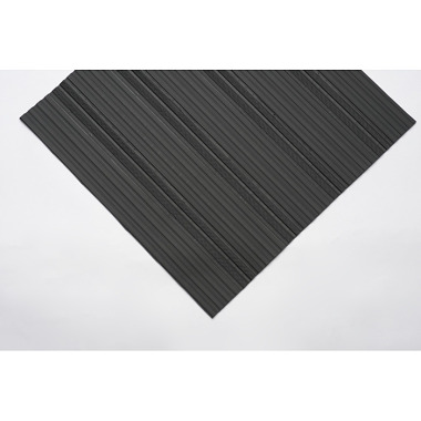 EHA Läufer Zuschnitt B600xS5mm schwarz PVC Rutschhemmung R09 85061