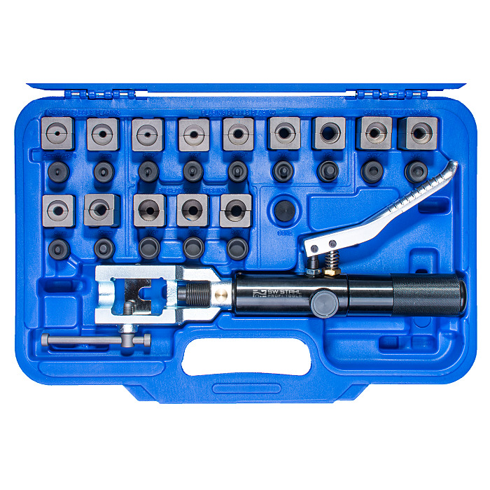 SW-Stahl Hydraulic flaring tool, 29-piece 24518L 4033592086585 ...