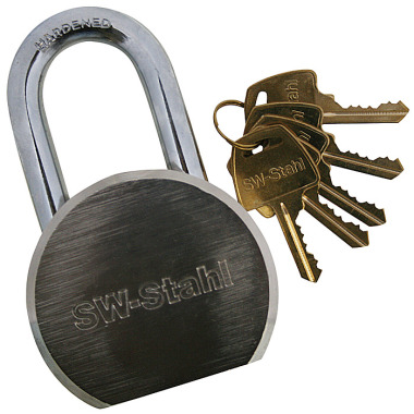 SW-Stahl Safety padlock, 80 mm 60710L