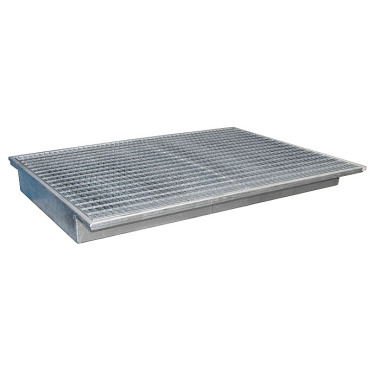 BAUER Suspension tray with PE insert EHW 1800 PE, hot-dip galvanised 4518-67-0000-7