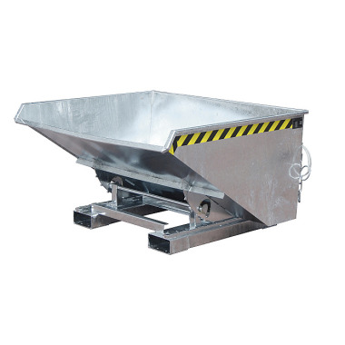 BAUER Chip tipping container EXPO-E 900, hot-dip galvanised 4498-52-0000-7