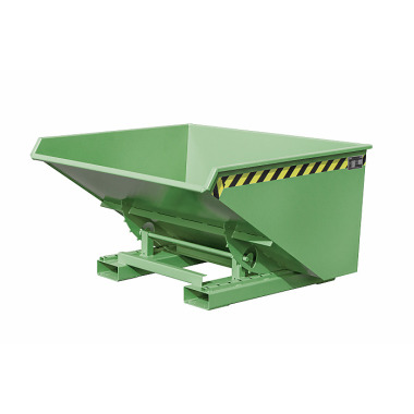 BAUER Chip tipping container EXPO-E 900, painted, reseda green 4498-52-0000-4