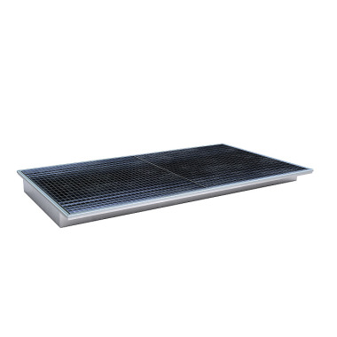 BAUER Suspension tray with PE insert EHW 2200 PE, hot-dip galvanised 4518-68-0000-7