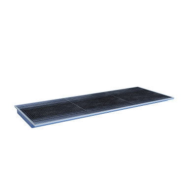 BAUER Suspension tray with PE insert EHW 3300 PE, painted light blue 4518-94-0000-3