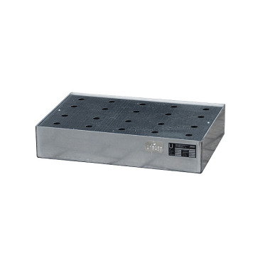 BAUER Small container tray for pallets KGW-P 1/M, galvanised 4473-68-1000-7