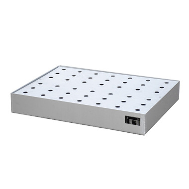 BAUER Small container tray for pallets KGW-P 2/M V4A, stainless steel 1.4571 4473-75-1000-11