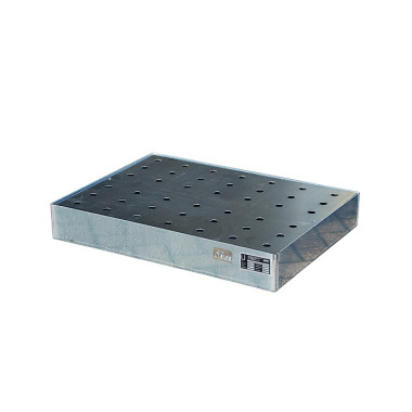 BAUER Small container tray for pallets KGW-P 2/M, galvanised 4473-69-1000-7