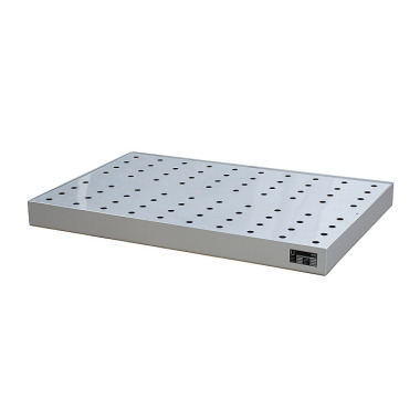 BAUER Small container tray for pallets KGW-P 4/M V4A, stainless steel 1.4571 4473-77-1000-11