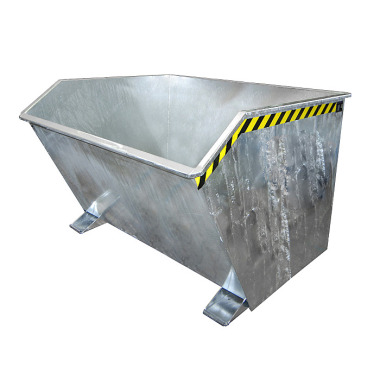 BAUER Chip tipping container GU-E 2000, hot-dip galvanised 4479-45-0000-7