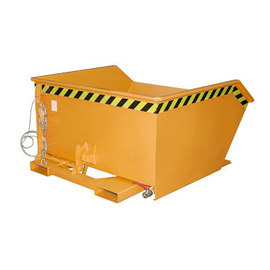 BAUER GU-E 750 chip tipping container, painted yellow-orange 4479-42-0000-1