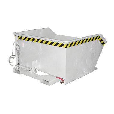 BAUER GU-E 750 chip tipping container, hot-dip galvanised 4479-42-0000-7