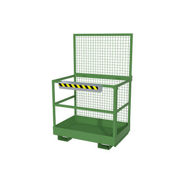 BAUER Working platform MB-D, painted, RAL 6011 Reseda green 4427-01-0000-4