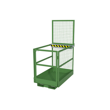 BAUER Working platform MB-D/L, painted, RAL 6011 Reseda green 4427-12-0000-4