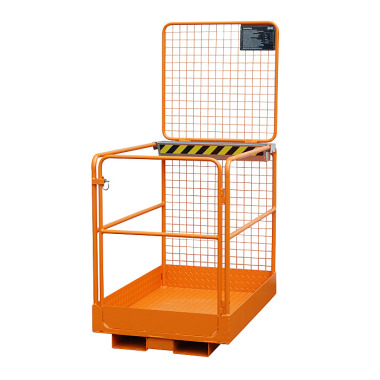 BAUER Safety basket SIKO/L, lacquered, RAL 2000 yellow-orange 4427-32-0000-1