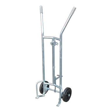 BAUER Drum trolley FP-V, galvanised 4455-01-0000-7