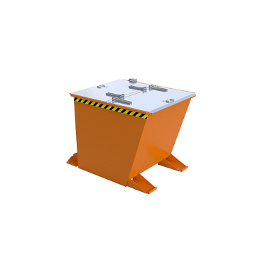 BAUER GU-RZ 55 tipping container, painted, RAL 2000 yellow-orange 4409-30-0000-1