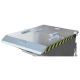 BAUER Tipping container NK 100, painted, RAL 7005 mouse grey 4412-04-0000-5