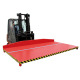 BAUER RGP-1 residual grid pallet, painted RAL 2000 yellow-orange 4512-01-0000-1