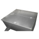 BAUER VD 1000 tipping container, painted, RAL 7005 mouse grey 4535-13-0000-5