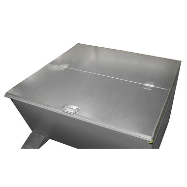 BAUER VD 650 tipping container, hot-dip galvanised 4535-11-0000-7