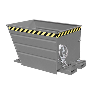 BAUER Tipping container VG 550, painted, RAL 7005 Mouse grey 4535-01-0000-5