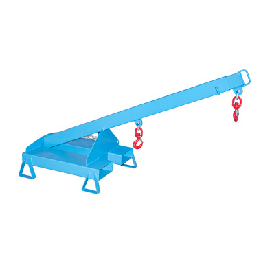 BAUER Load arm LAT 25-1,0, painted, RAL 5012 light blue 4430-14-0000-3