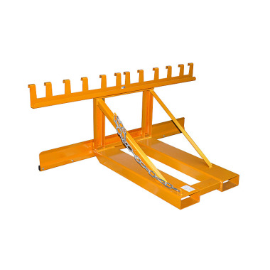 BAUER Bin lifter MH-III, painted RAL 2000 yellow-orange 4496-07-0000-1