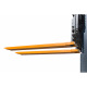 BAUER Fork extension GG 100/40 (length 1600), painted, RAL 2000 yellow-orange 4475-43-4000-1