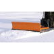 BAUER Snow pusher SCH-G 150, painted, RAL 2000 yellow-orange 4428-05-0000-1