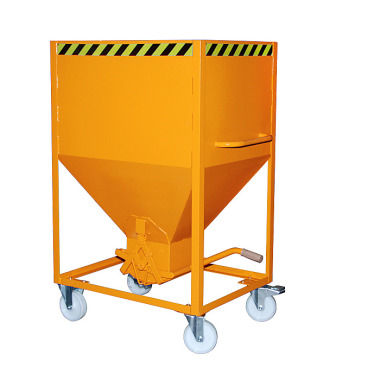 BAUER SR 600 silo container, painted, RAL 2000 yellow-orange 4437-06-0000-1